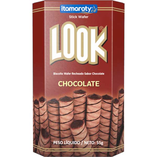 BISC ITAM LOOK CHOCOLATE 55G