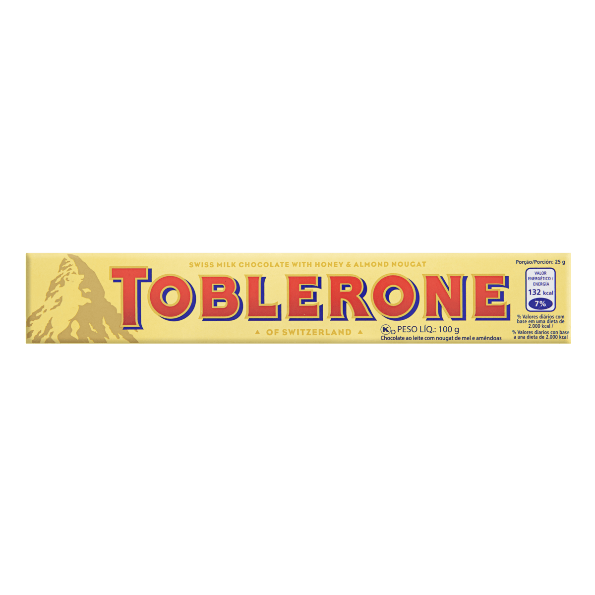 CHOC TOBLERONE 100G AO LEITE