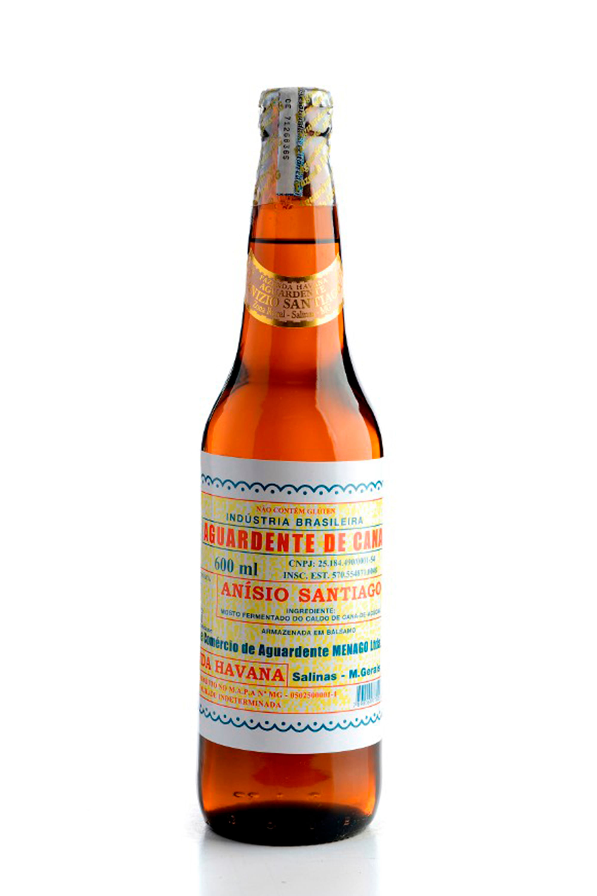 Cachaça Anisio Santiago 600ml