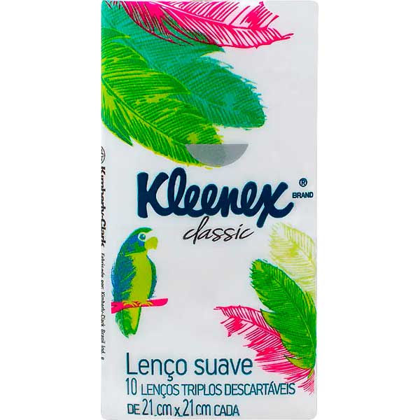 LENCO DE PAPEL KLEEN BOLSO C/DISPLAY 10U