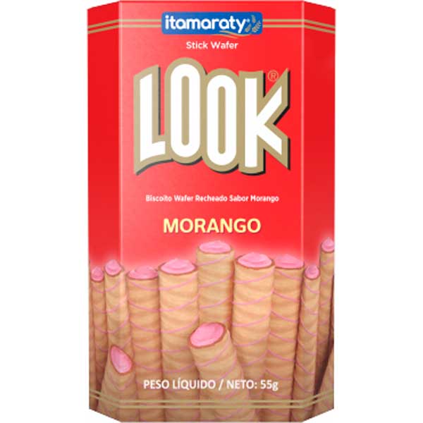 BISC ITAM LOOK MORANGO 55G