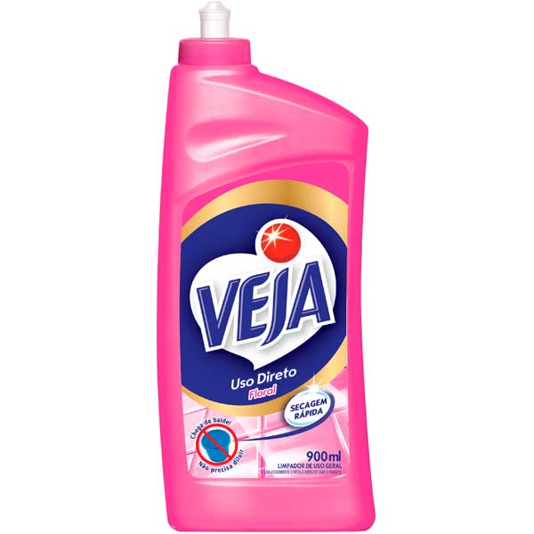 LIMP VEJA USO DIRETO 900ML FLORAL