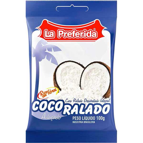 COCO RALADO LA PREFERIDA ADOCADO 100G