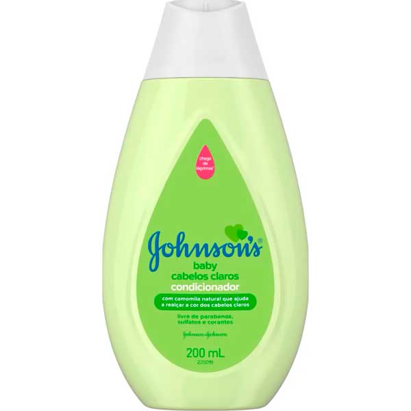 CONDICIONADOR JOHNSONS BABY CAMOMILA PARA CABELOS CLAROS 200ML
