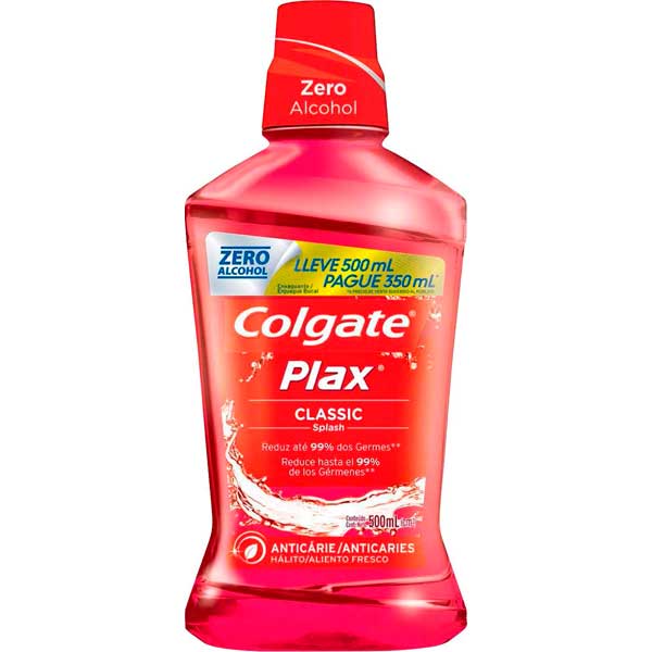 SOL BUCAL COLG PLAX 500ML PROM CLASSIC