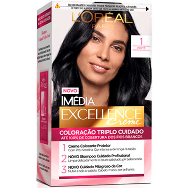 TINT LOREAL EXCEL PRETO 1