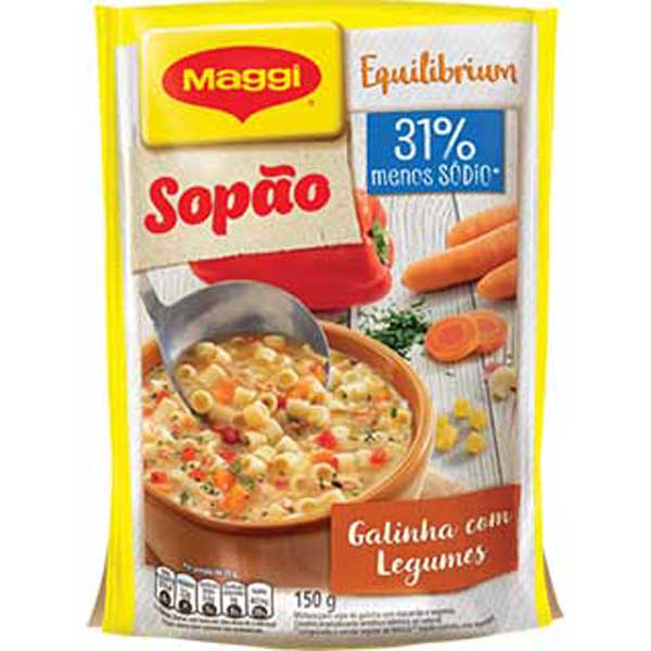 SOPAO MAGGI 200G GALINHA C/LEGUMES