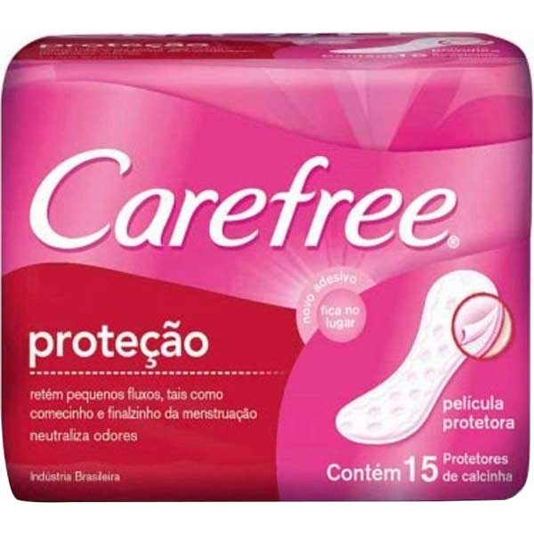 ABS PROT DIARIO CAREFREE 15UN PROTECAO